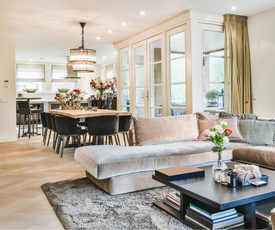 living room and dining lighting for CK electric